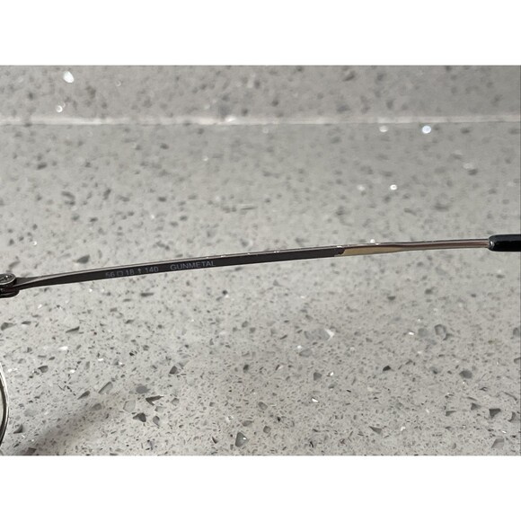 Flexon by Marchon Eyeglasses Frames ONLY 646 Gunmetal Metal Full Rim 56-18-140 - Picture 7 of 16